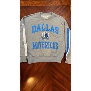 Dallas Mavericks Touch Women's Slouchy Rookie Pullover Sweatshirt - Gray small